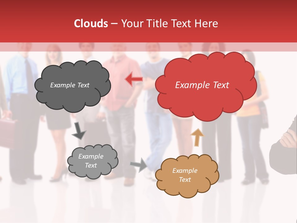 Smiling Teamwork S PowerPoint Template
