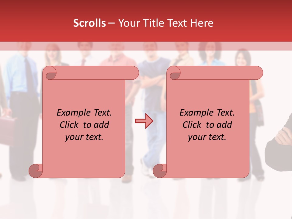 Smiling Teamwork S PowerPoint Template