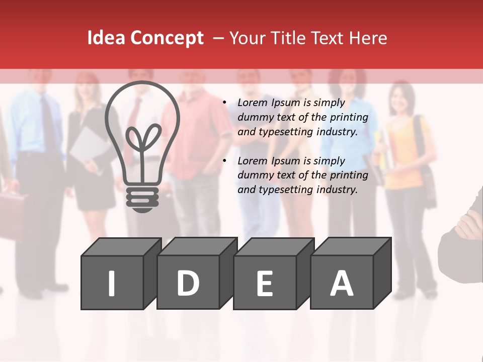 Smiling Teamwork S PowerPoint Template