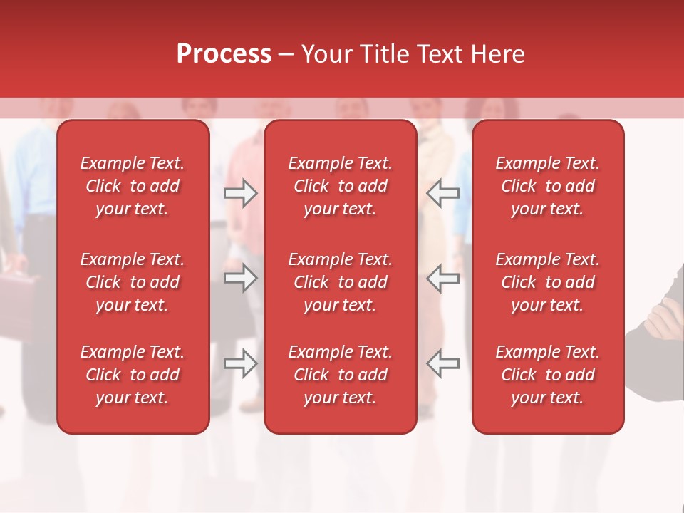 Smiling Teamwork S PowerPoint Template