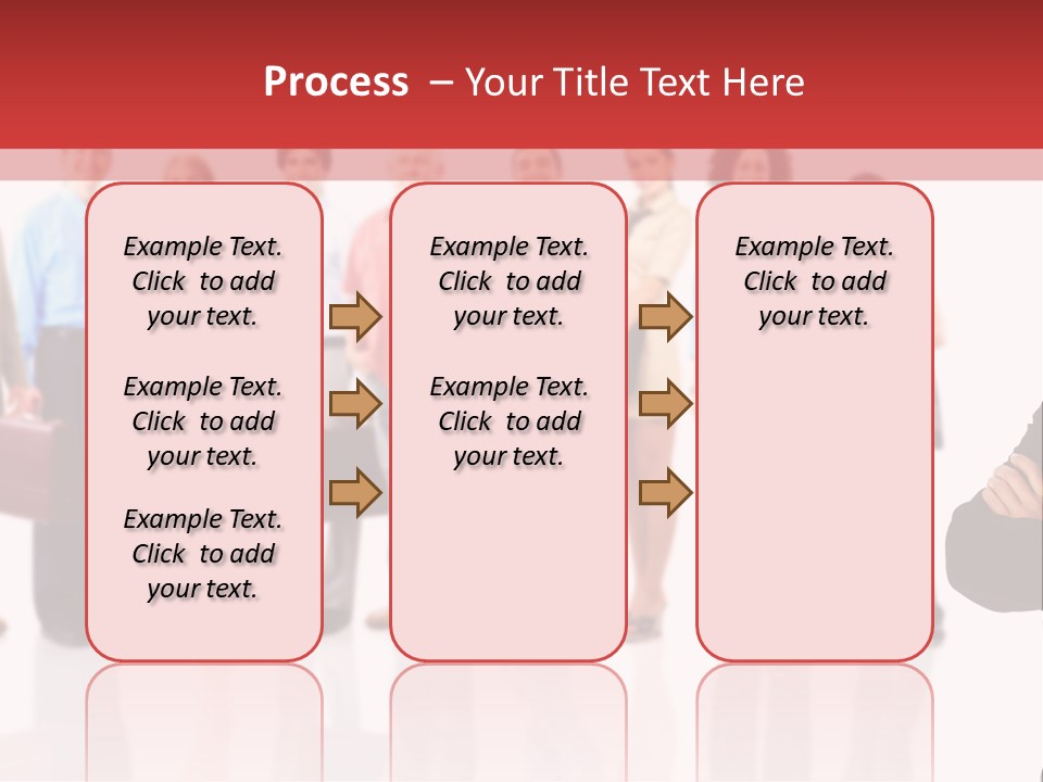 Smiling Teamwork S PowerPoint Template