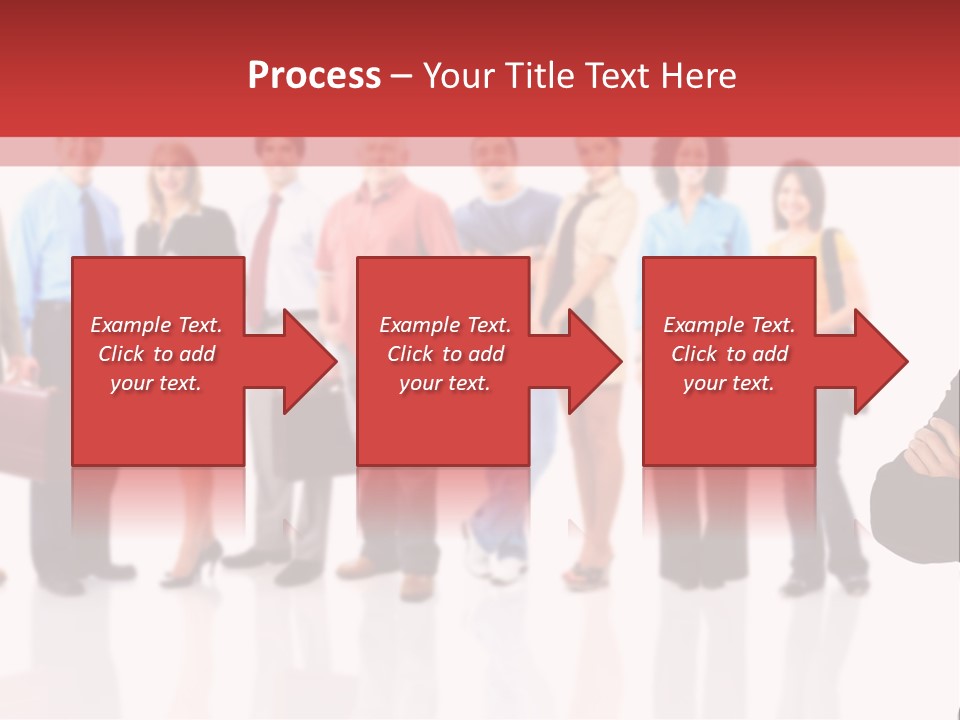 Smiling Teamwork S PowerPoint Template