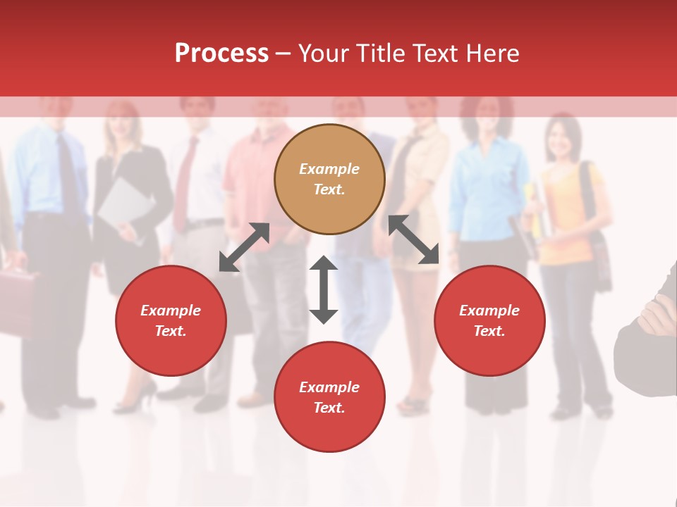 Smiling Teamwork S PowerPoint Template