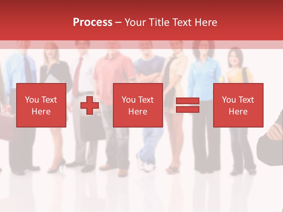 Smiling Teamwork S PowerPoint Template