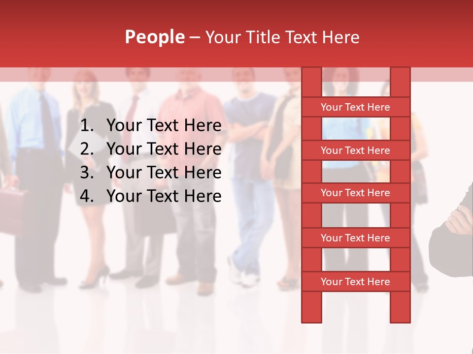 Smiling Teamwork S PowerPoint Template