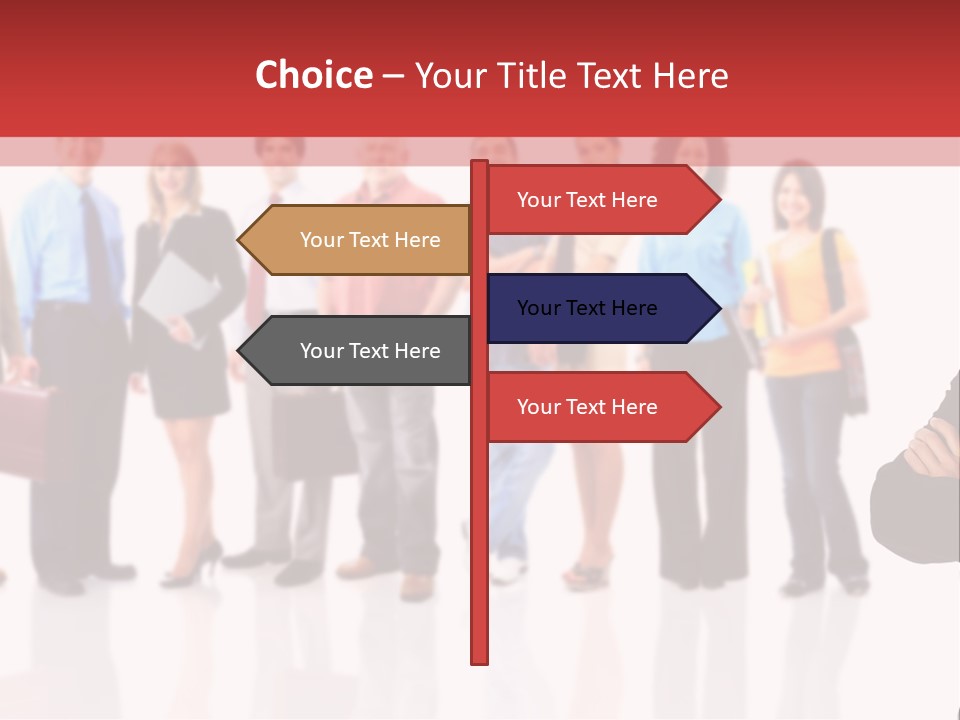 Smiling Teamwork S PowerPoint Template