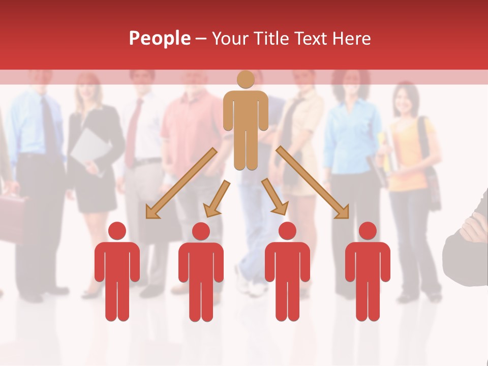 Smiling Teamwork S PowerPoint Template