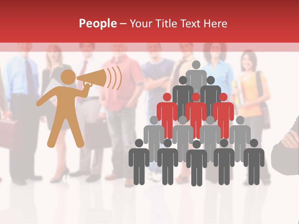 Smiling Teamwork S PowerPoint Template