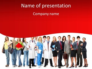 Adult Meeting Doctor PowerPoint Template