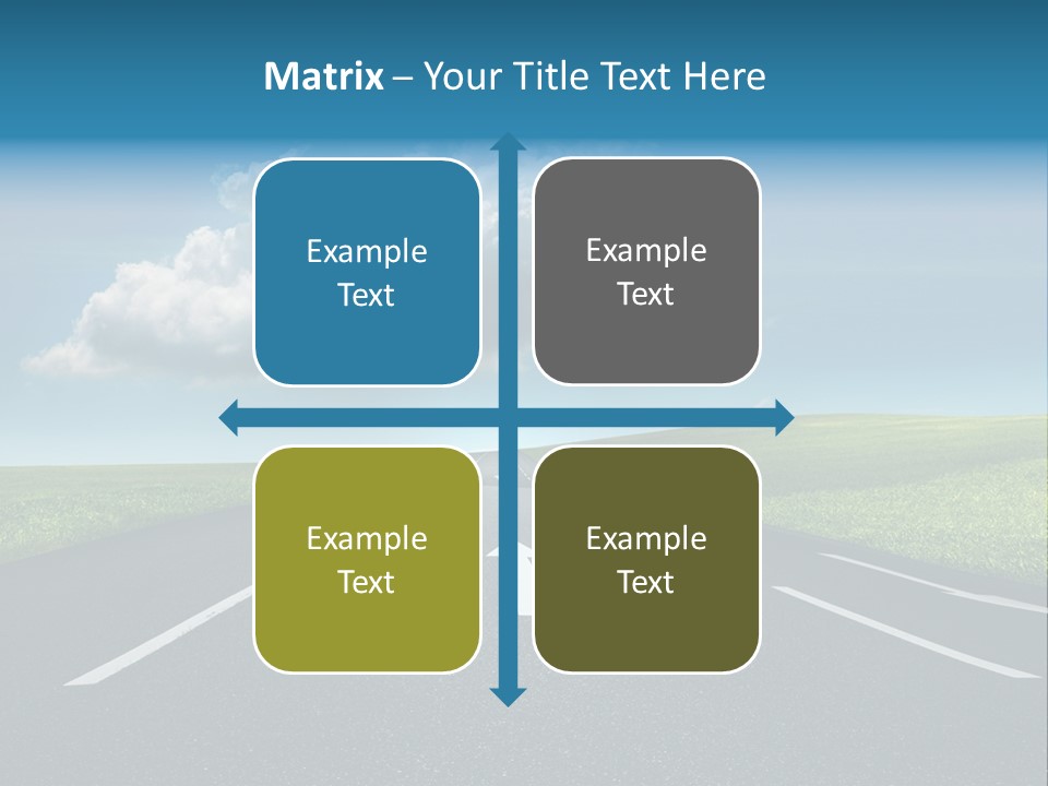 Future Driving School Fast PowerPoint Template