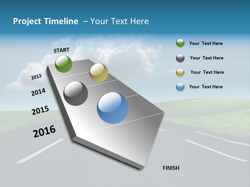 Future Driving School Fast PowerPoint Template