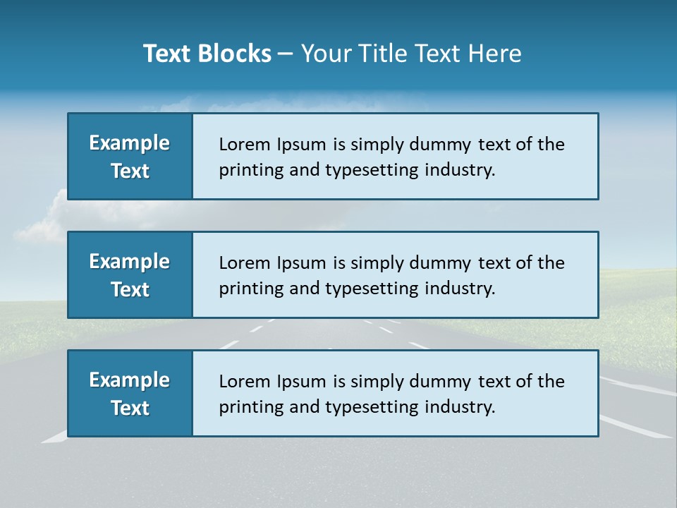 Future Driving School Fast PowerPoint Template
