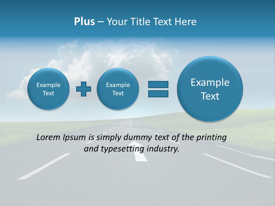 Future Driving School Fast PowerPoint Template