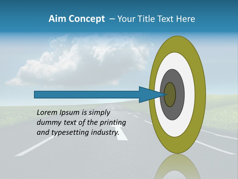 Future Driving School Fast PowerPoint Template