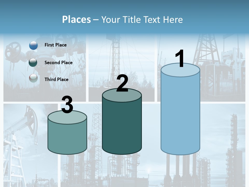 Oil Energy Machine PowerPoint Template