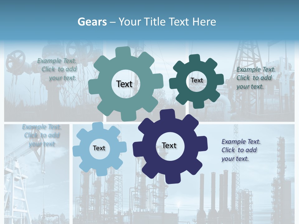 Oil Energy Machine PowerPoint Template