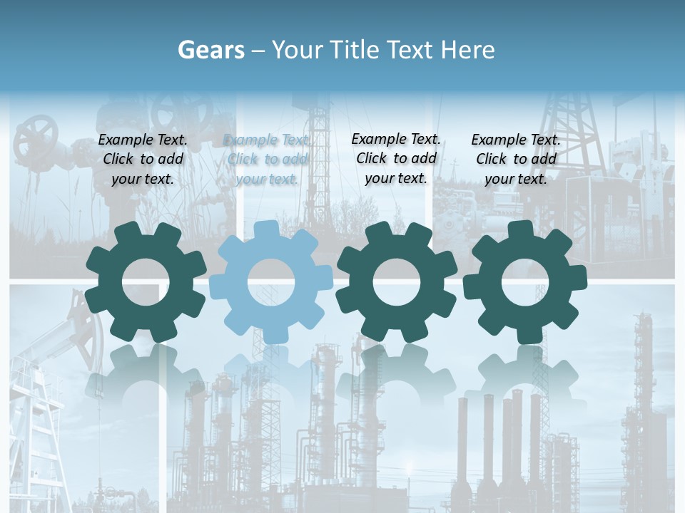 Oil Energy Machine PowerPoint Template