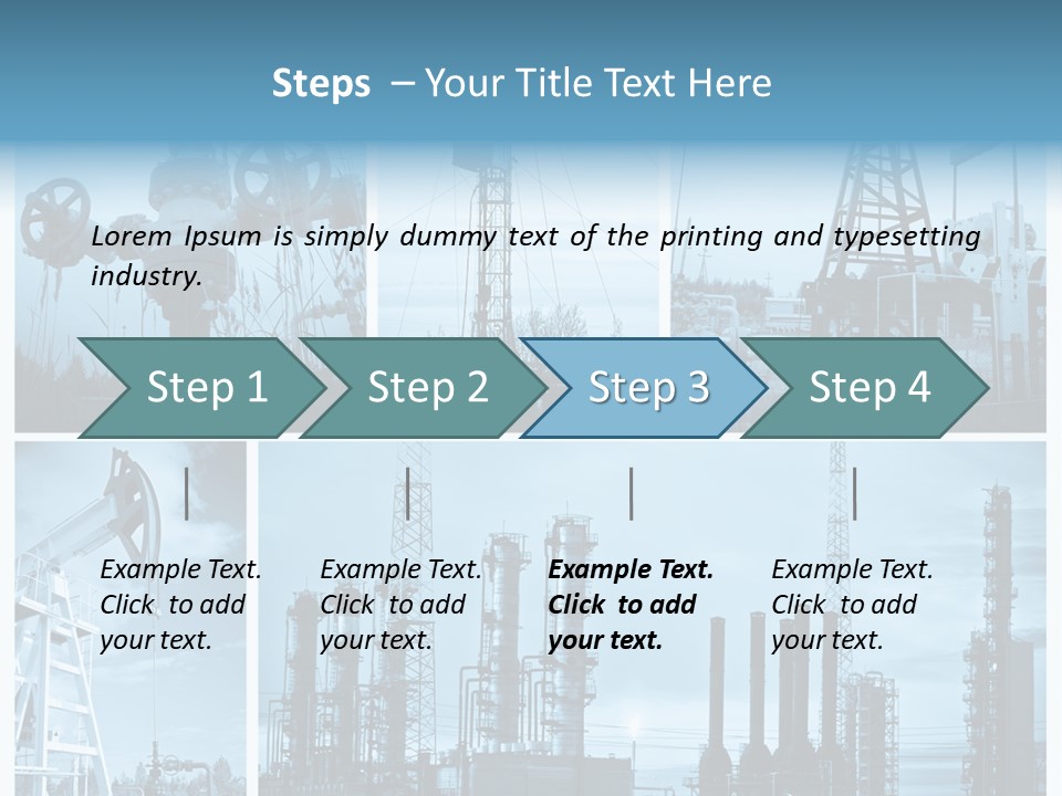 Oil Energy Machine PowerPoint Template