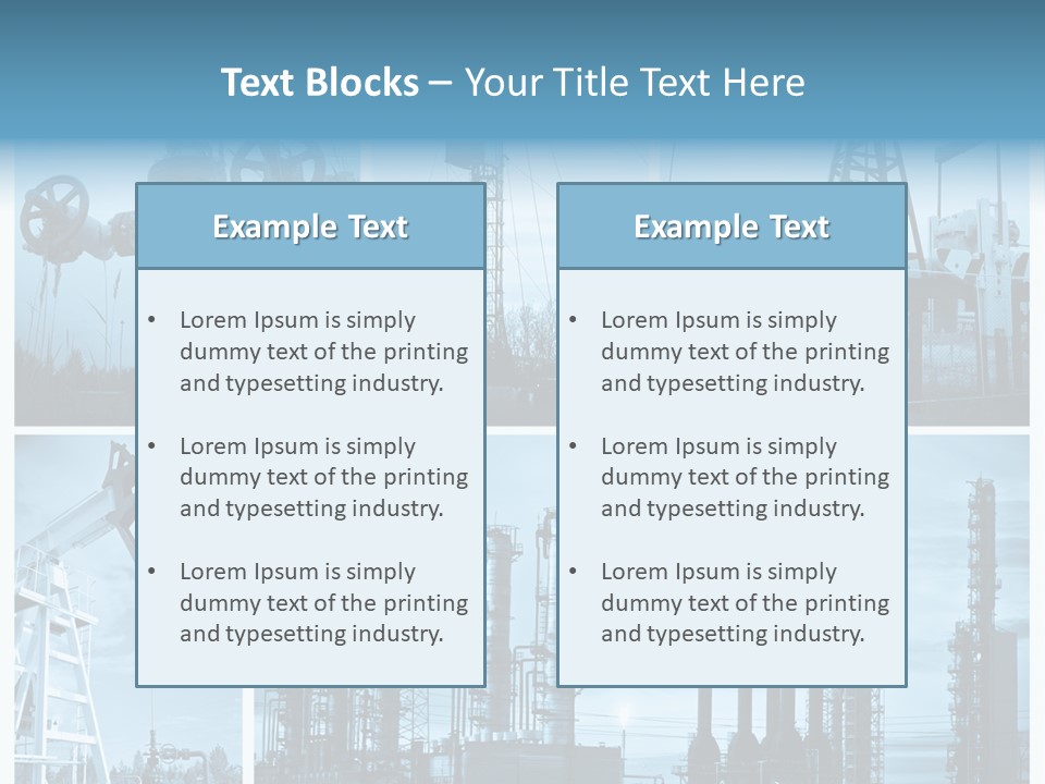 Oil Energy Machine PowerPoint Template