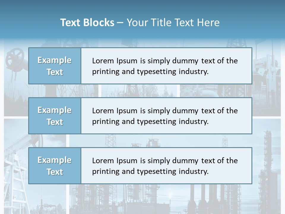 Oil Energy Machine PowerPoint Template