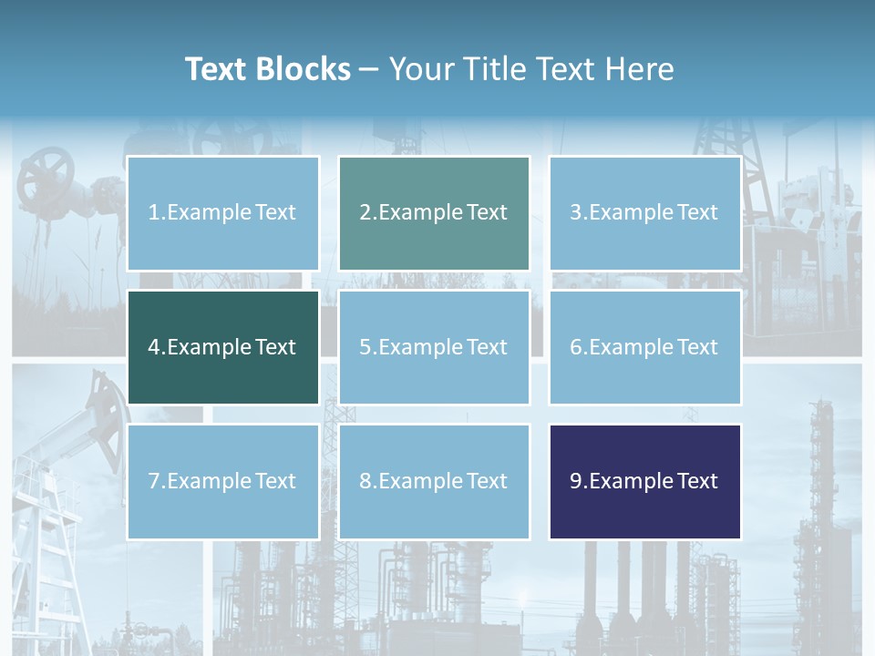 Oil Energy Machine PowerPoint Template