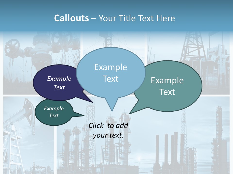 Oil Energy Machine PowerPoint Template
