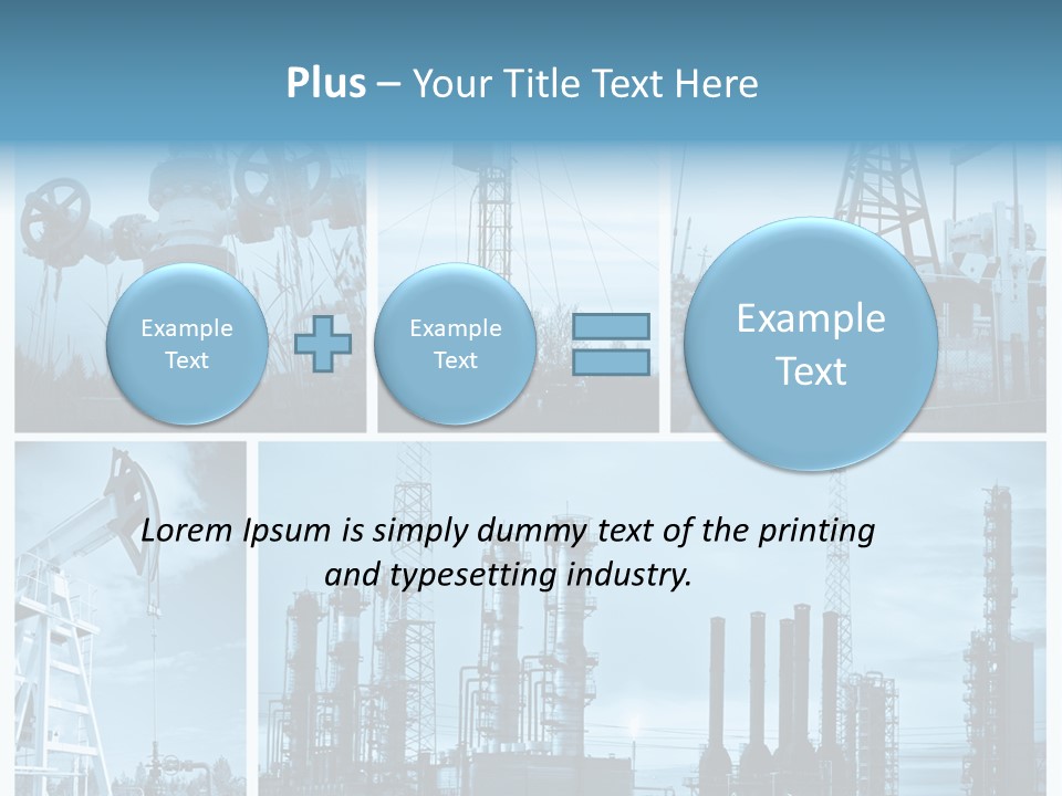 Oil Energy Machine PowerPoint Template