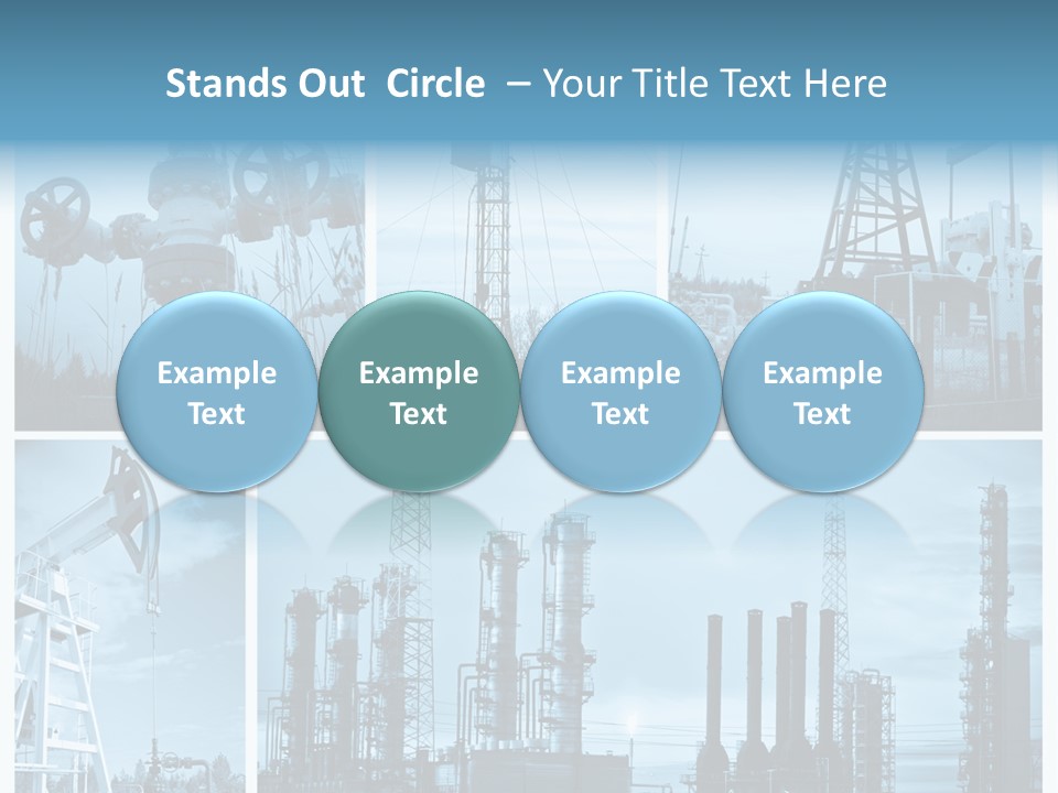 Oil Energy Machine PowerPoint Template