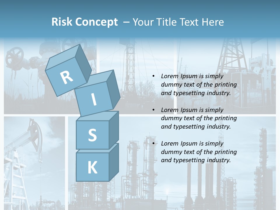 Oil Energy Machine PowerPoint Template