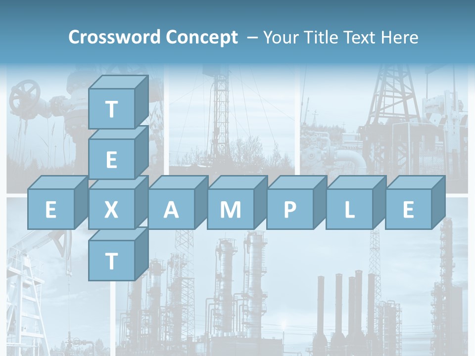 Oil Energy Machine PowerPoint Template