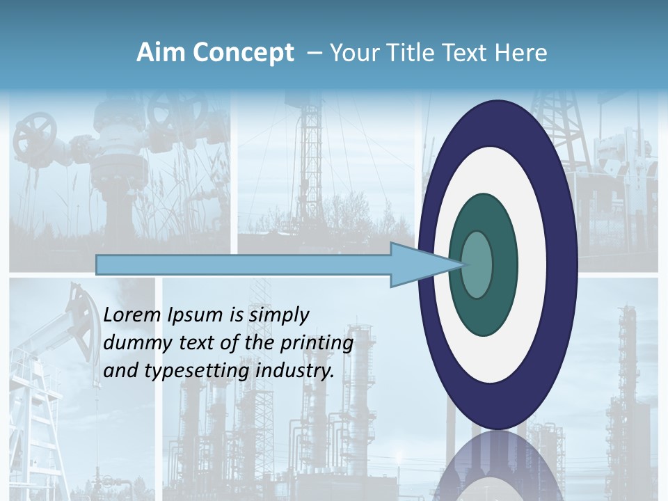 Oil Energy Machine PowerPoint Template