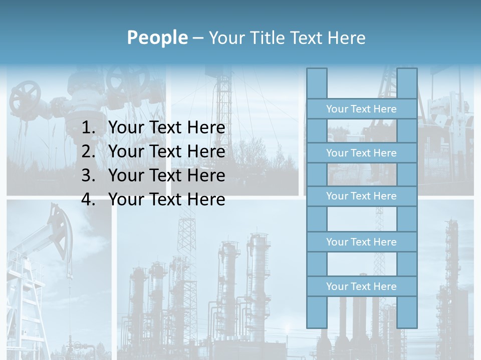 Oil Energy Machine PowerPoint Template