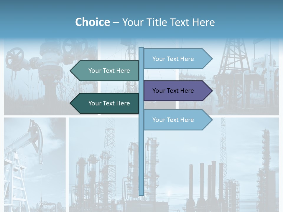 Oil Energy Machine PowerPoint Template