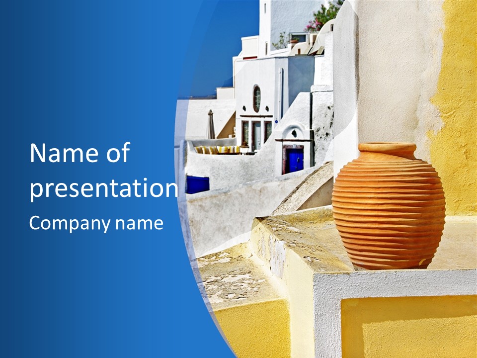 Touristic Europe Hotel PowerPoint Template