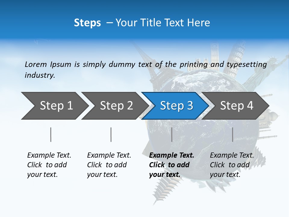 Greek Steps Church PowerPoint Template