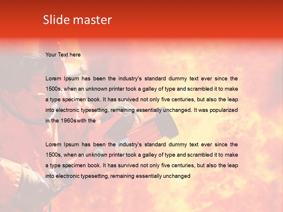 Coat Portrait Man PowerPoint Template