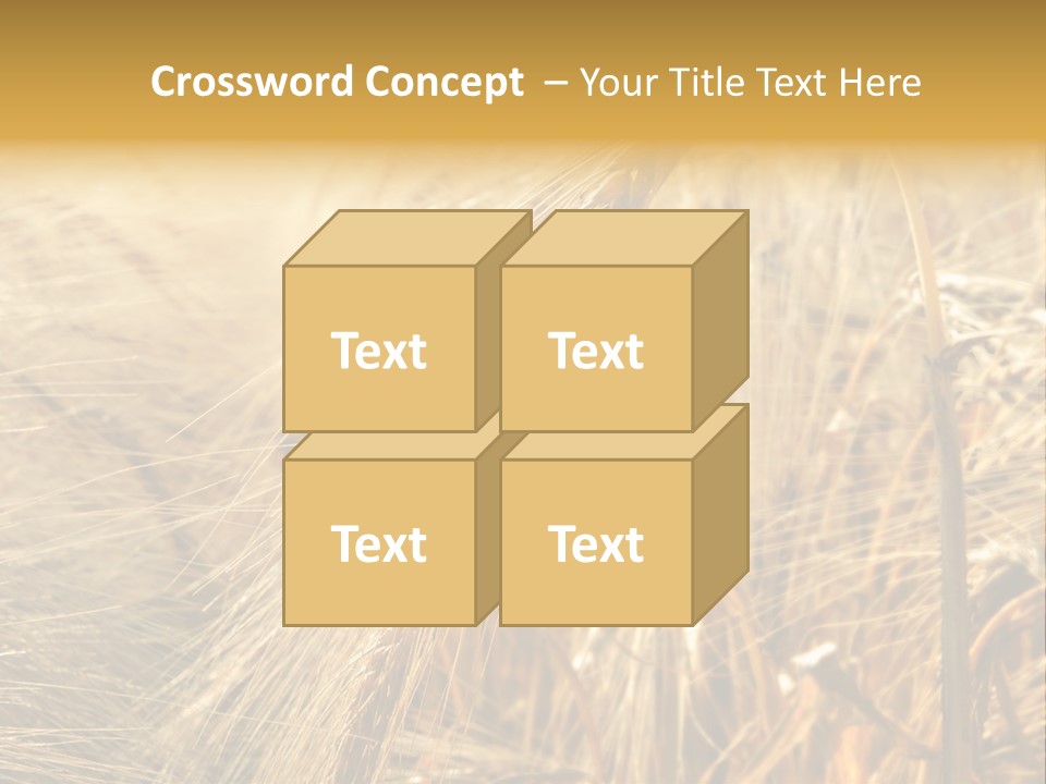 Food Summer Cornfield PowerPoint Template