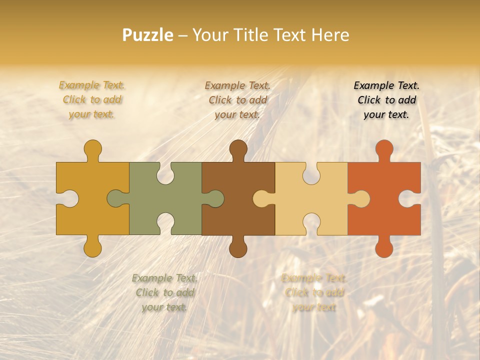 Food Summer Cornfield PowerPoint Template