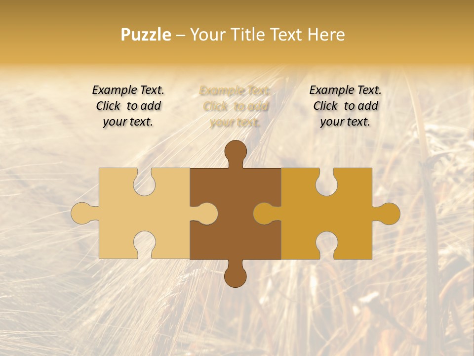 Food Summer Cornfield PowerPoint Template