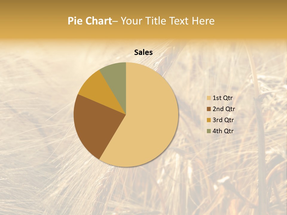 Food Summer Cornfield PowerPoint Template