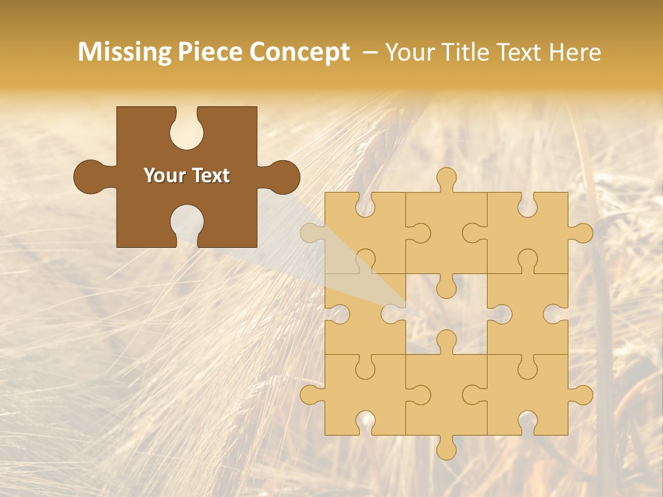 Food Summer Cornfield PowerPoint Template