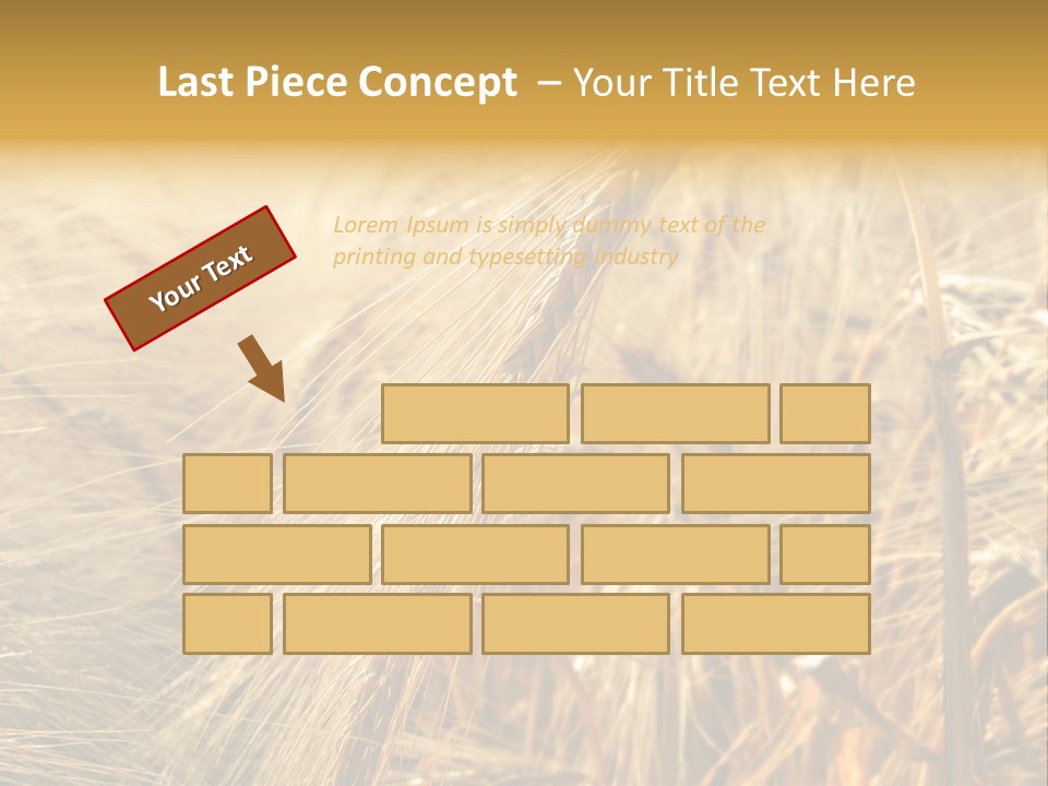 Food Summer Cornfield PowerPoint Template
