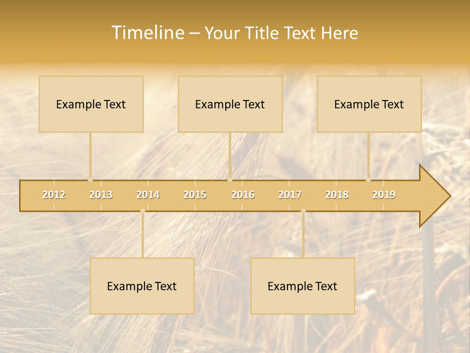 Food Summer Cornfield PowerPoint Template