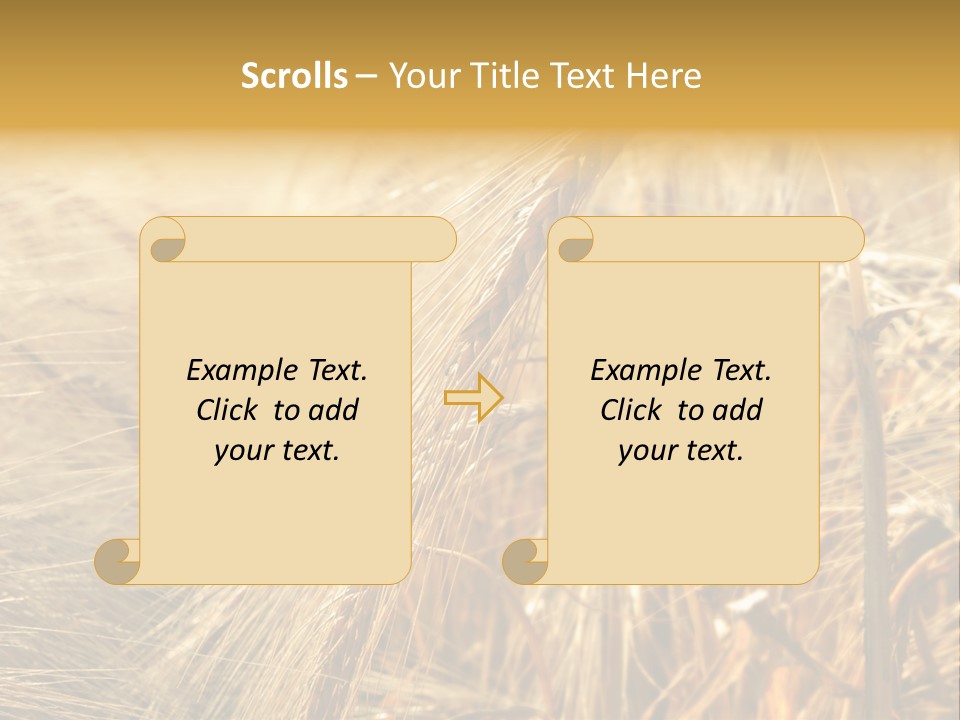 Food Summer Cornfield PowerPoint Template