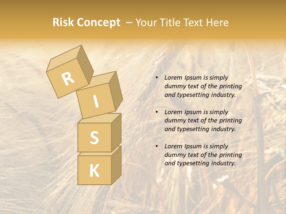 Food Summer Cornfield PowerPoint Template