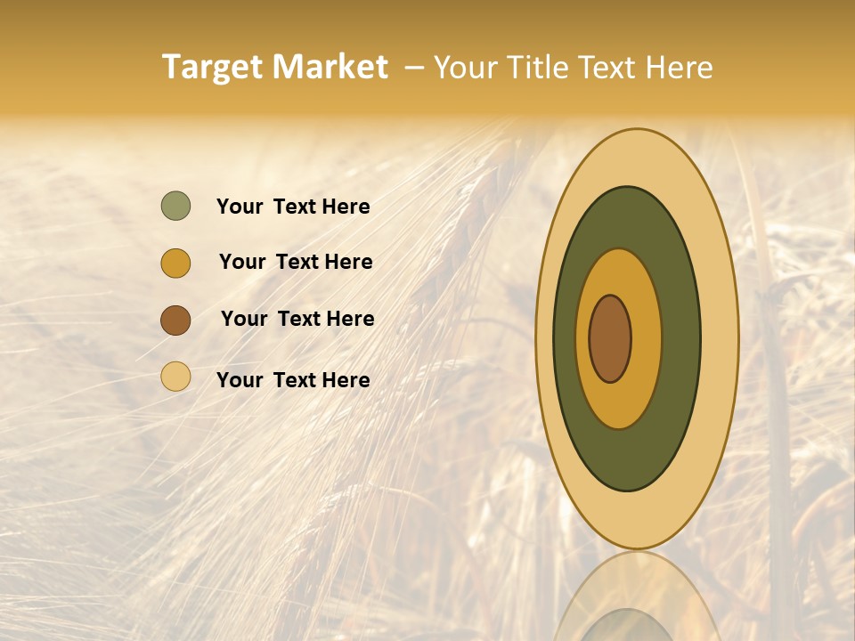 Food Summer Cornfield PowerPoint Template