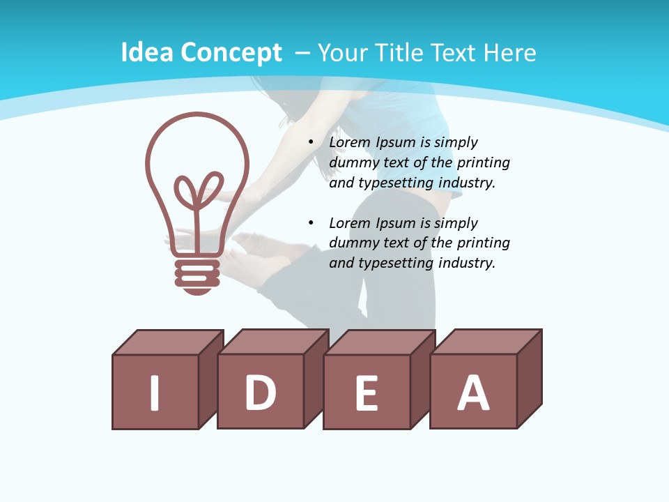 Isolated Joyful Fun PowerPoint Template