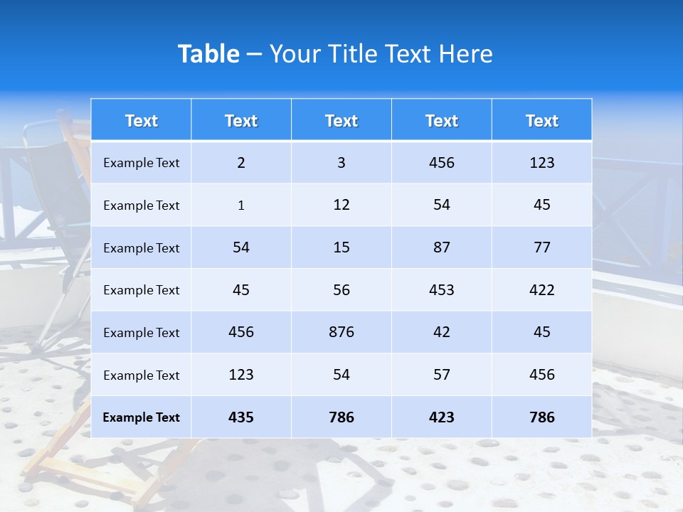 Tropical Beautiful Nature PowerPoint Template