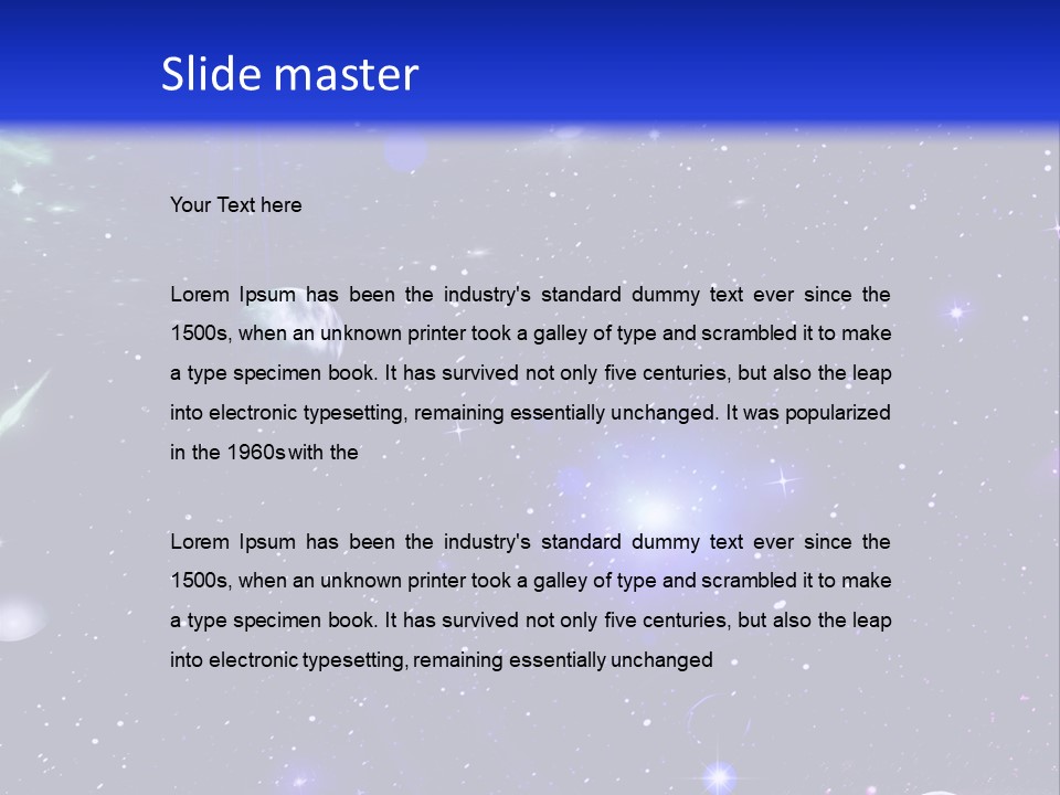 Light Astronomy Planet PowerPoint Template