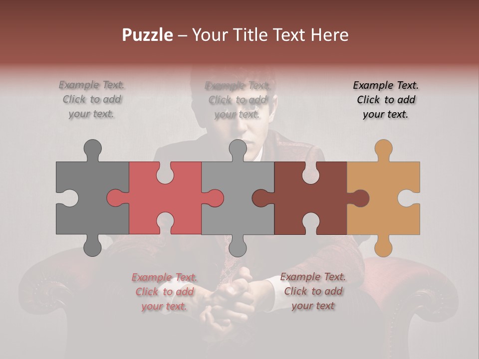 Man Interior Fashion PowerPoint Template